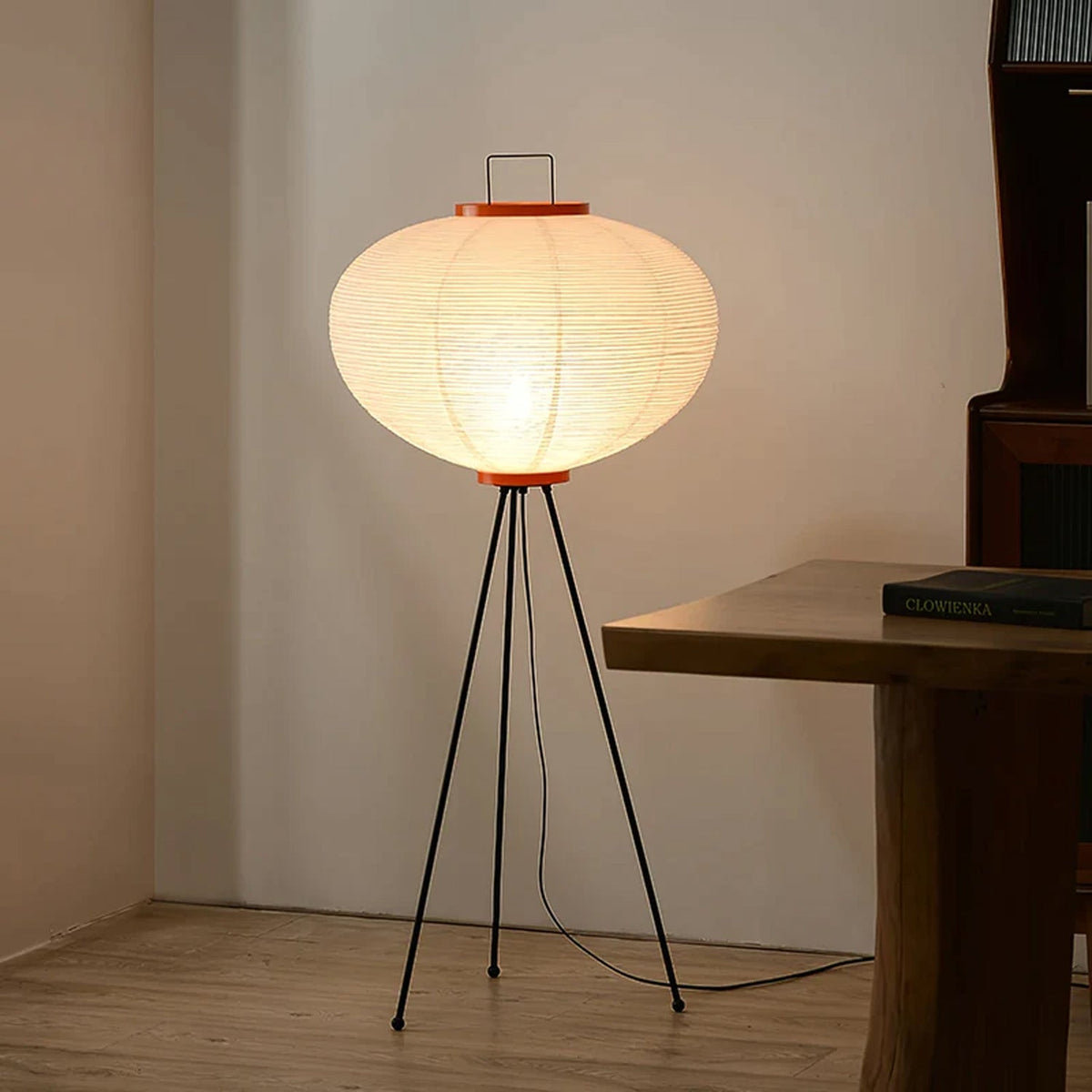 Akari Paper Shade Floor Lamp