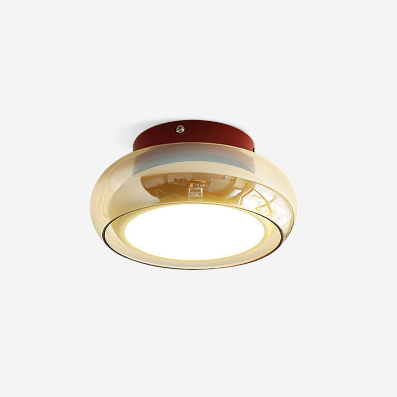 Retro Glass Surface-Mounted Ceiling Lamp – product view