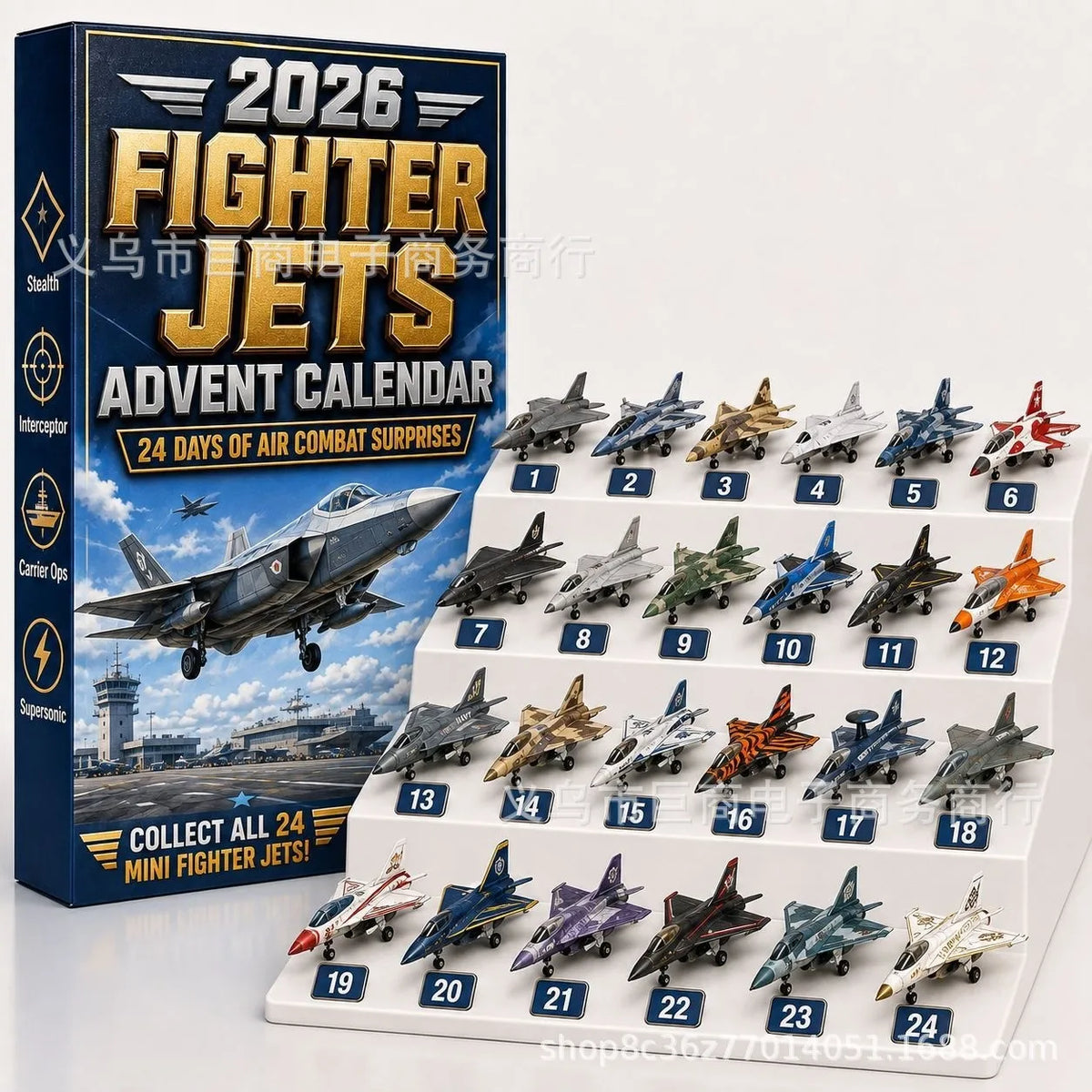 Aircraft and Spacecraft Advent Calendar 2026 – Design 1, Acrylic – image 9