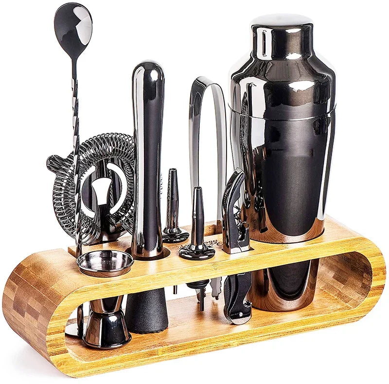Barwell Cocktail Tool Set with Timber Stand - product detail 8