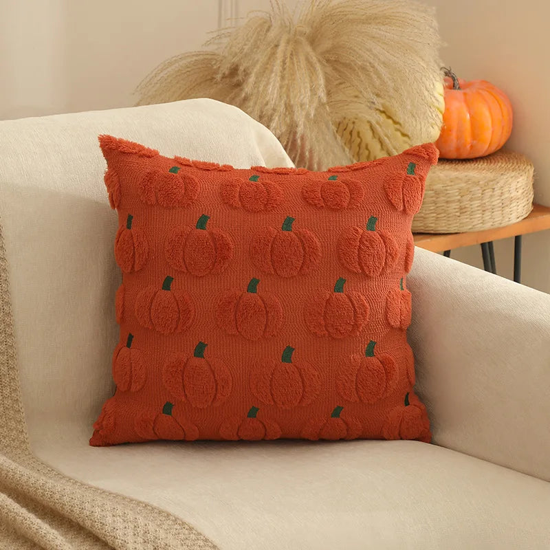 Plush Pumpkin Cushion Cover – 45 × 45 cm – Main product image