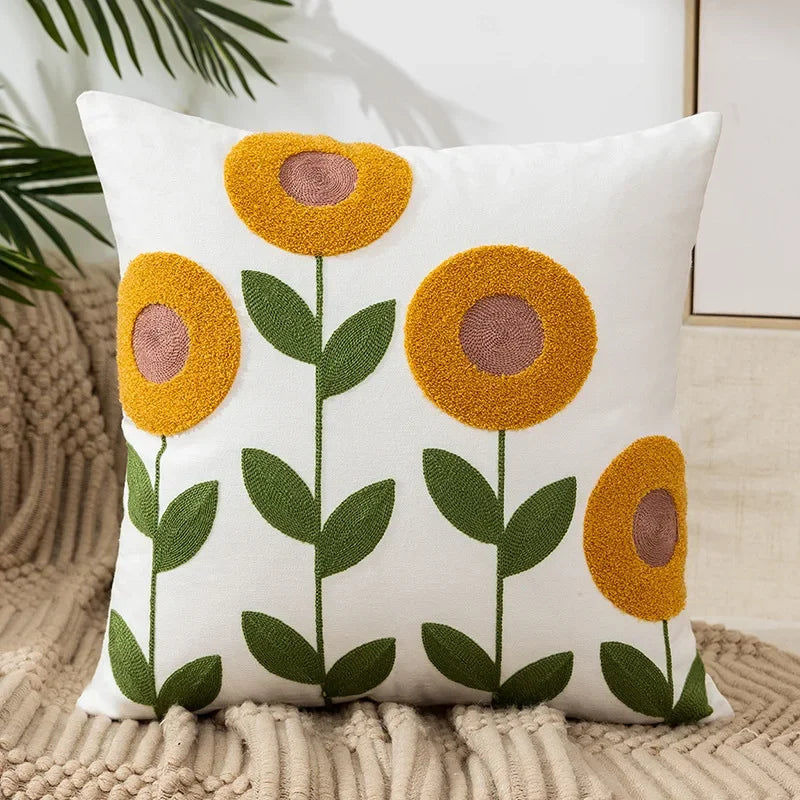 Bloomfield Embroidered Floral Cushion Cover - product detail 23