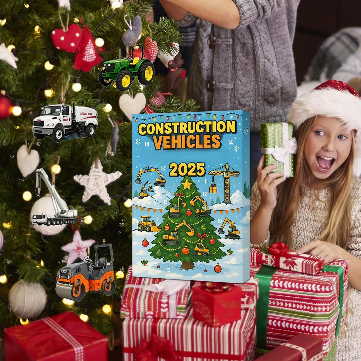 Excavator Advent Calendar 2026 with 24 Acrylic Ornaments – image 3