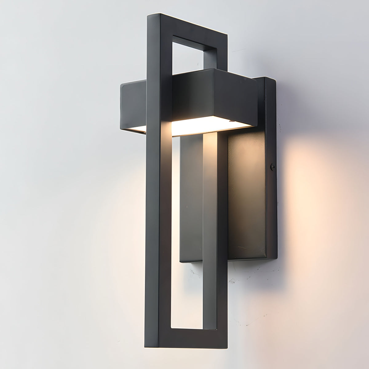 Outdoor LED Wall Sconce Made of Steel – 35cm / 13.78"