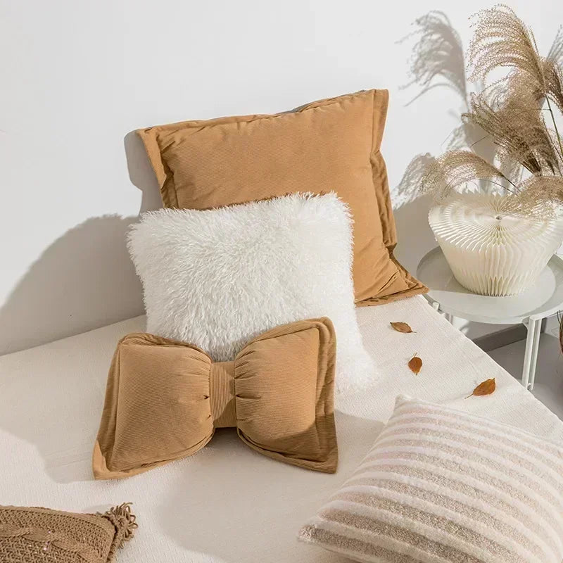 Bow Cushion with Pom-Poms – Product view 11