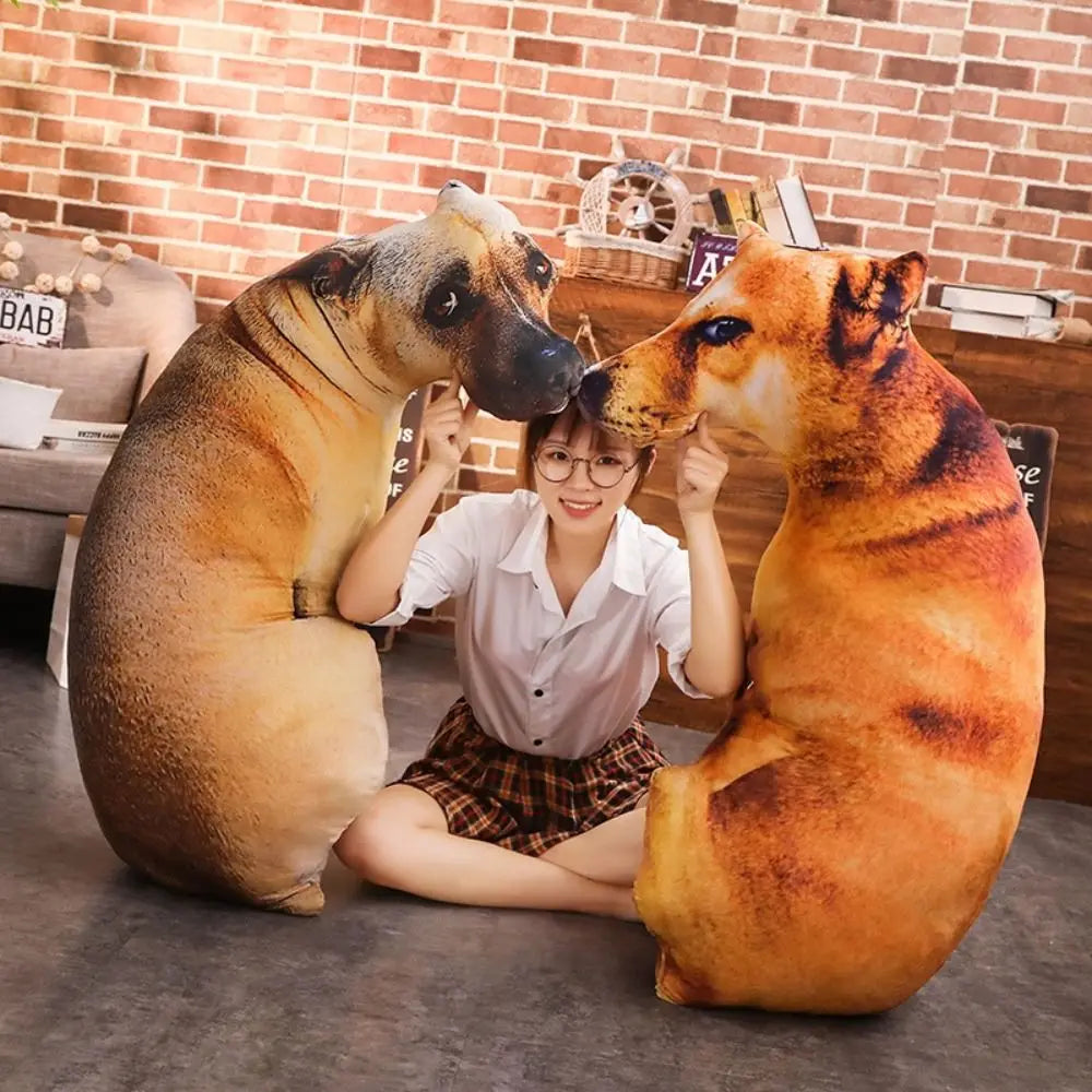 3D Dog Head Cushion – Product view 7