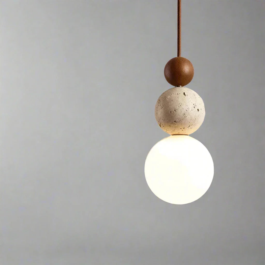 Minimalist Spherical Pendant Lamp – Dark