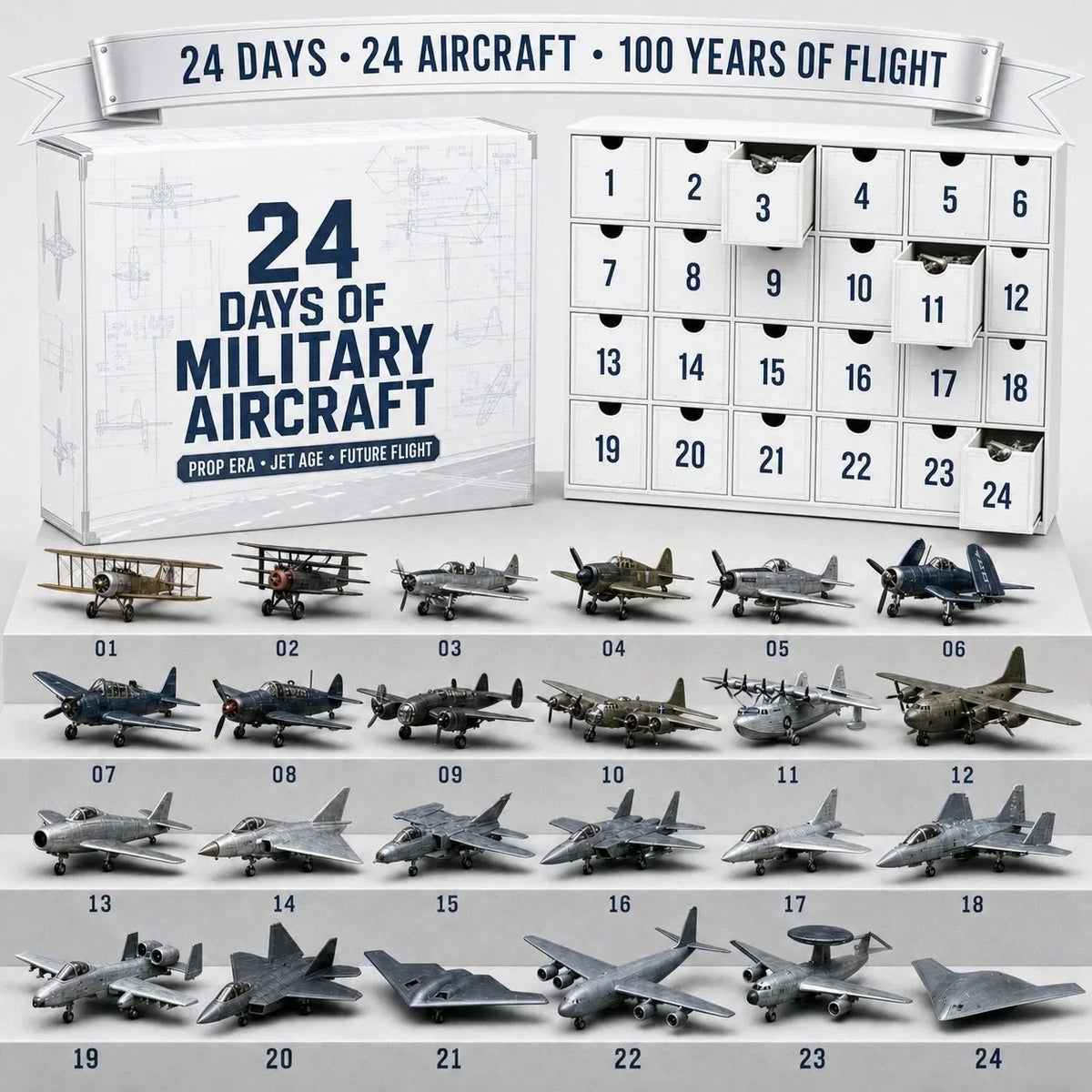 Aircraft and Spacecraft Advent Calendar 2026 – Design 15, Acrylic – image 22