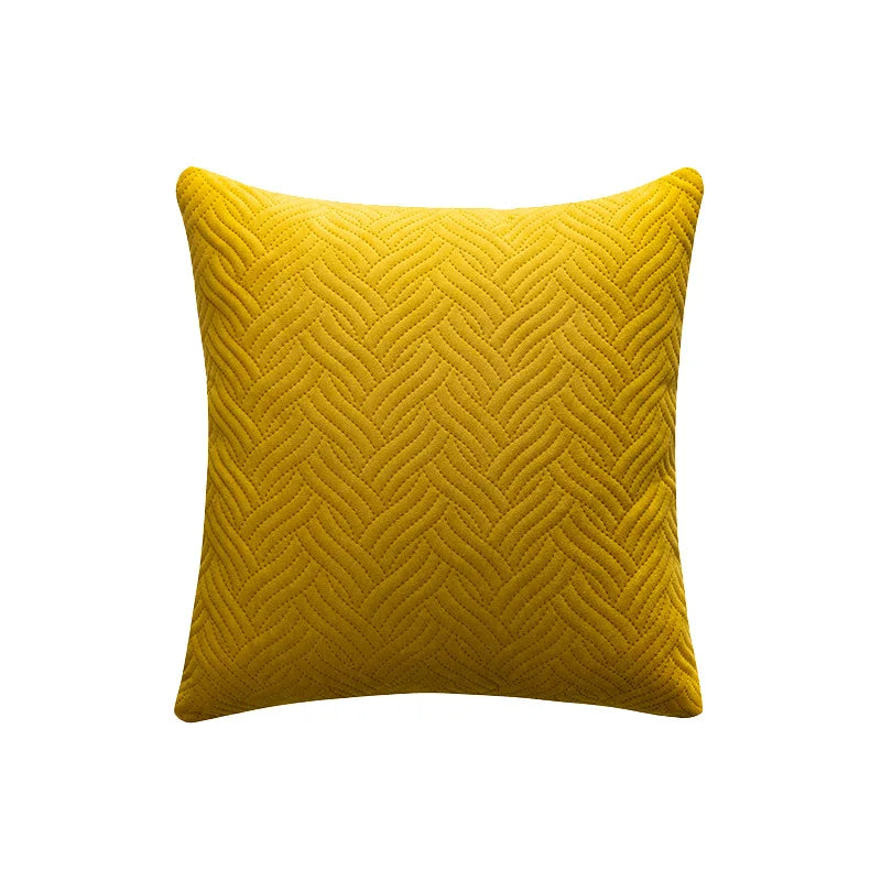 Velvet Cushion Cover with Embroidered Pattern – Product view 9
