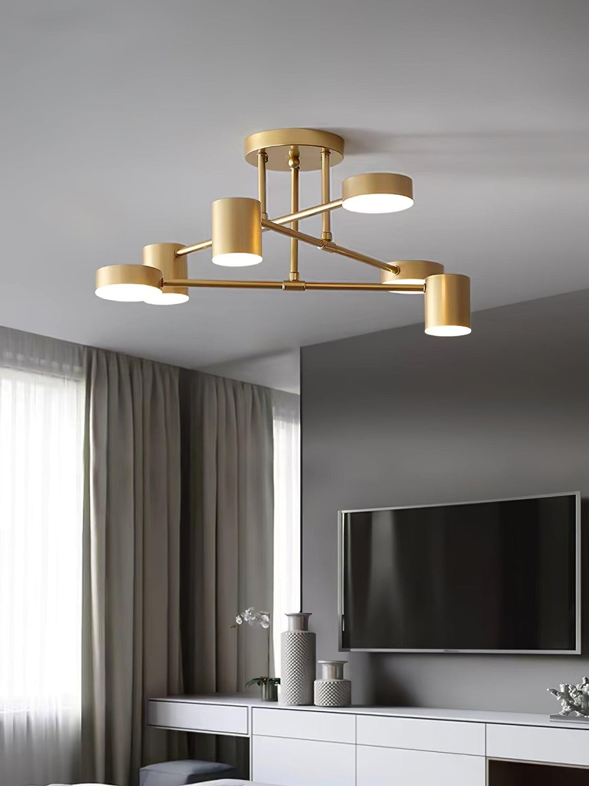 Intersecting-Arm Ceiling Light – product view
