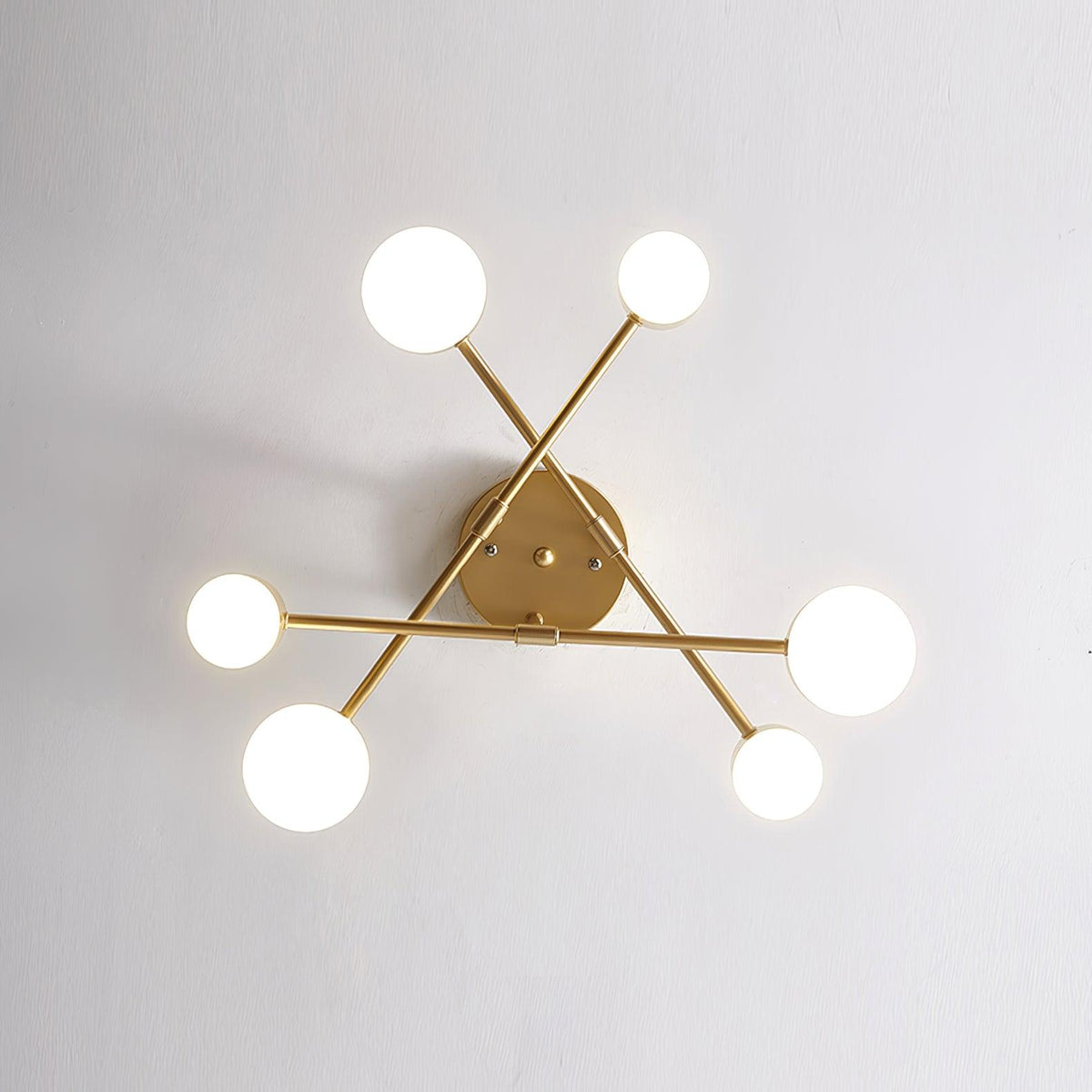 Intersecting-Arm Ceiling Light – product view