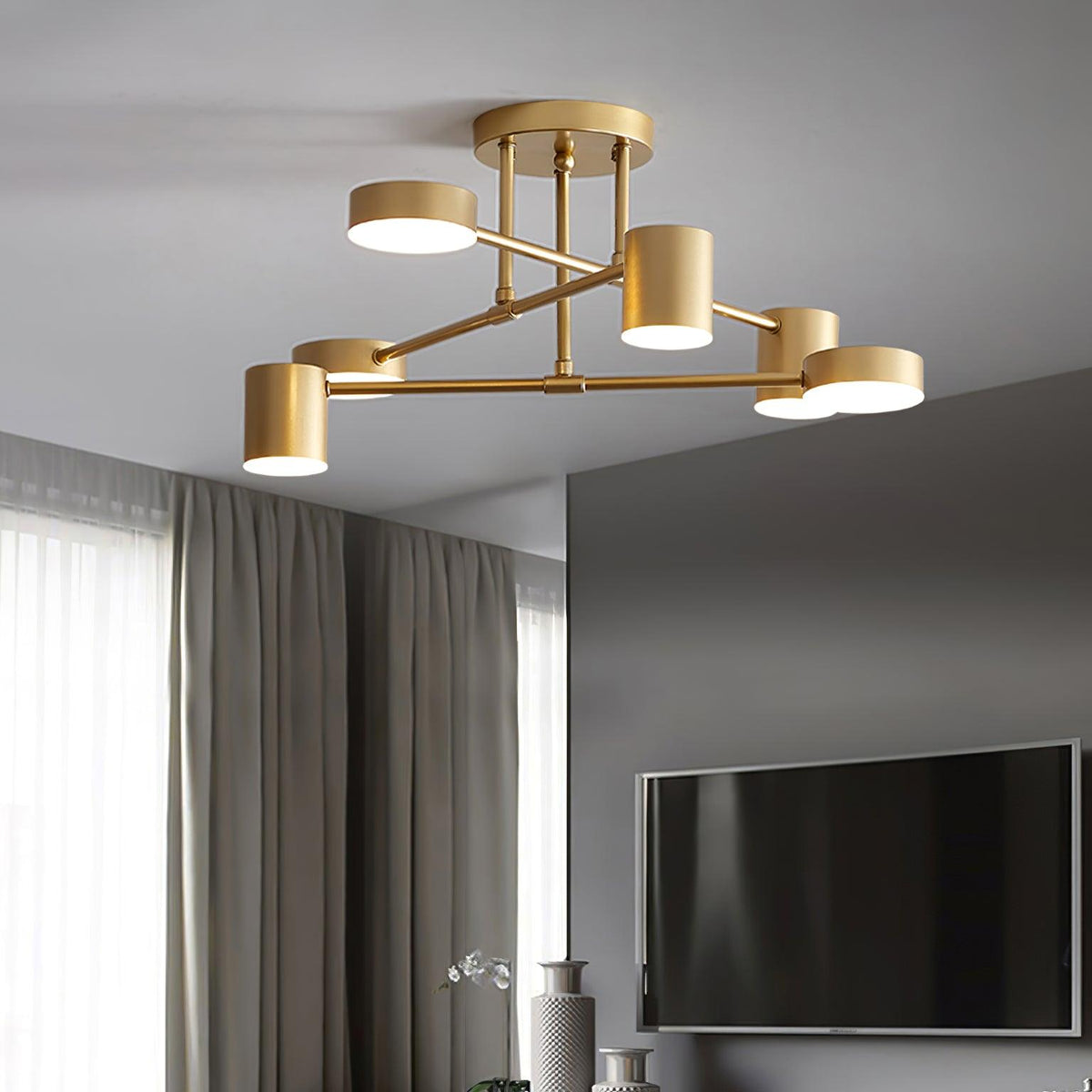 Intersecting-Arm Ceiling Light – product view