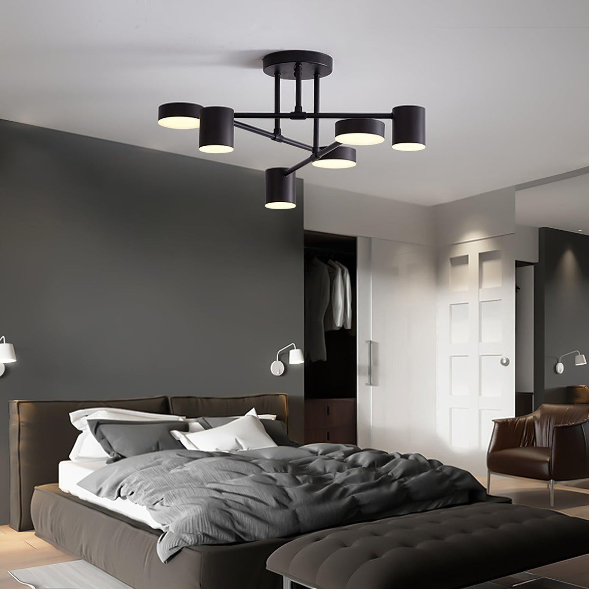 Intersecting-Arm Ceiling Light – product view