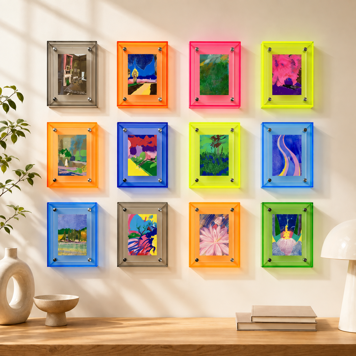 Lucida Colour Acrylic Photo Frame - product detail 2