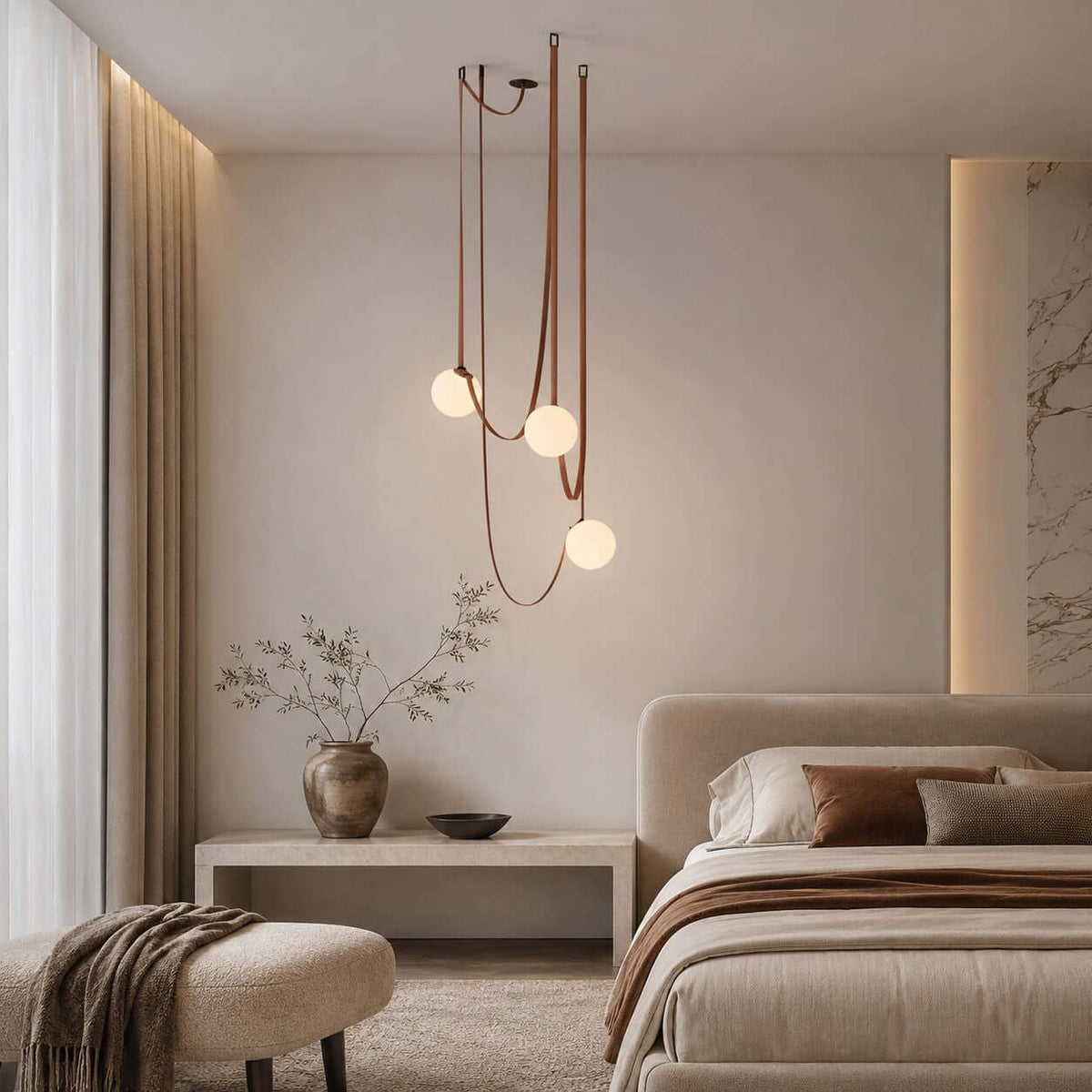 Asymmetrical Globe Ceiling Light – product view