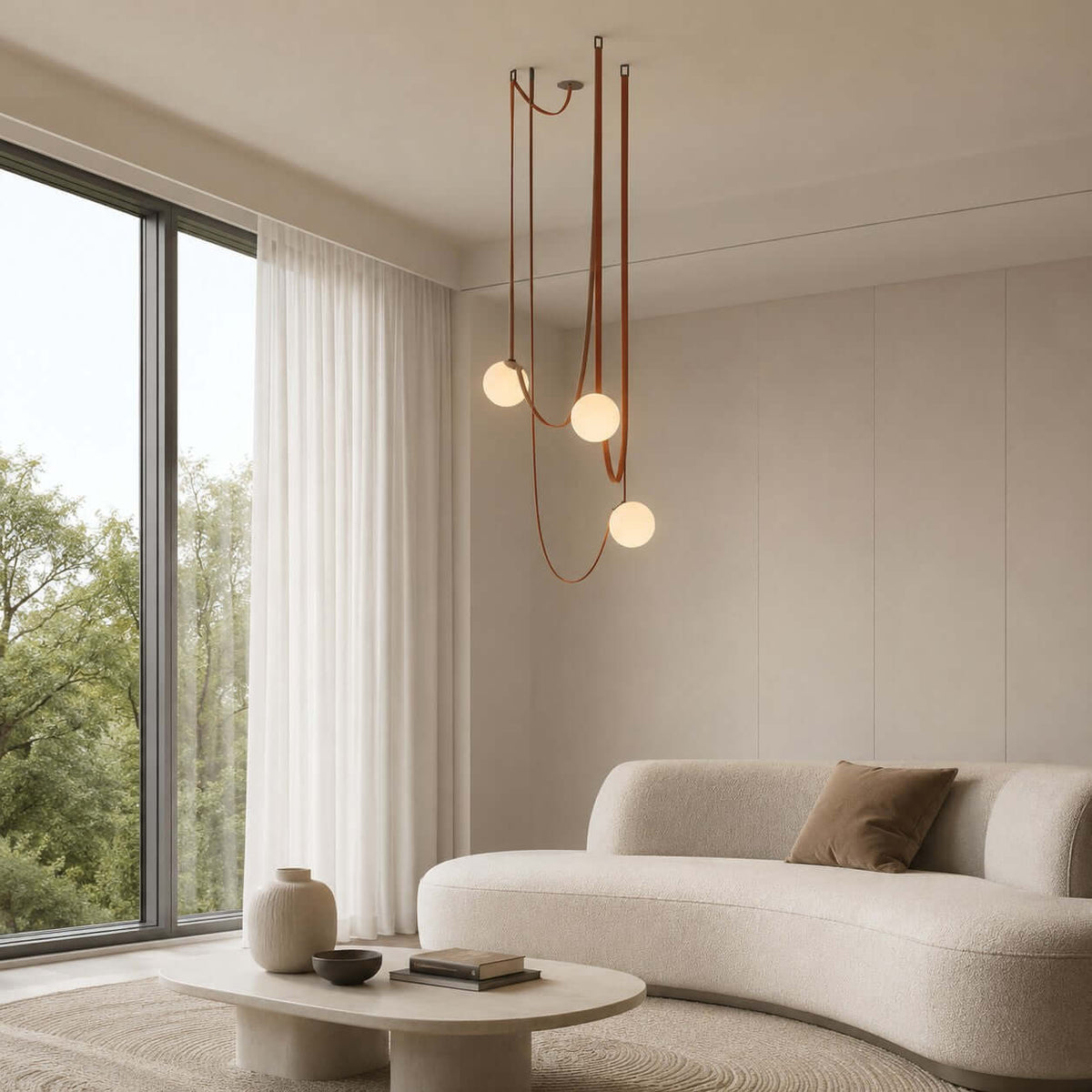 Asymmetrical Globe Ceiling Light – product view