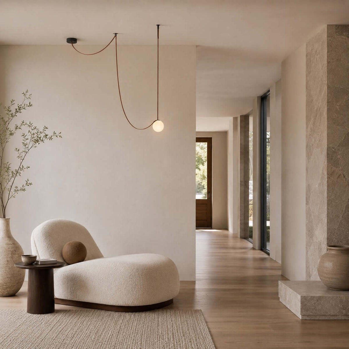 Asymmetrical Globe Ceiling Light – product view