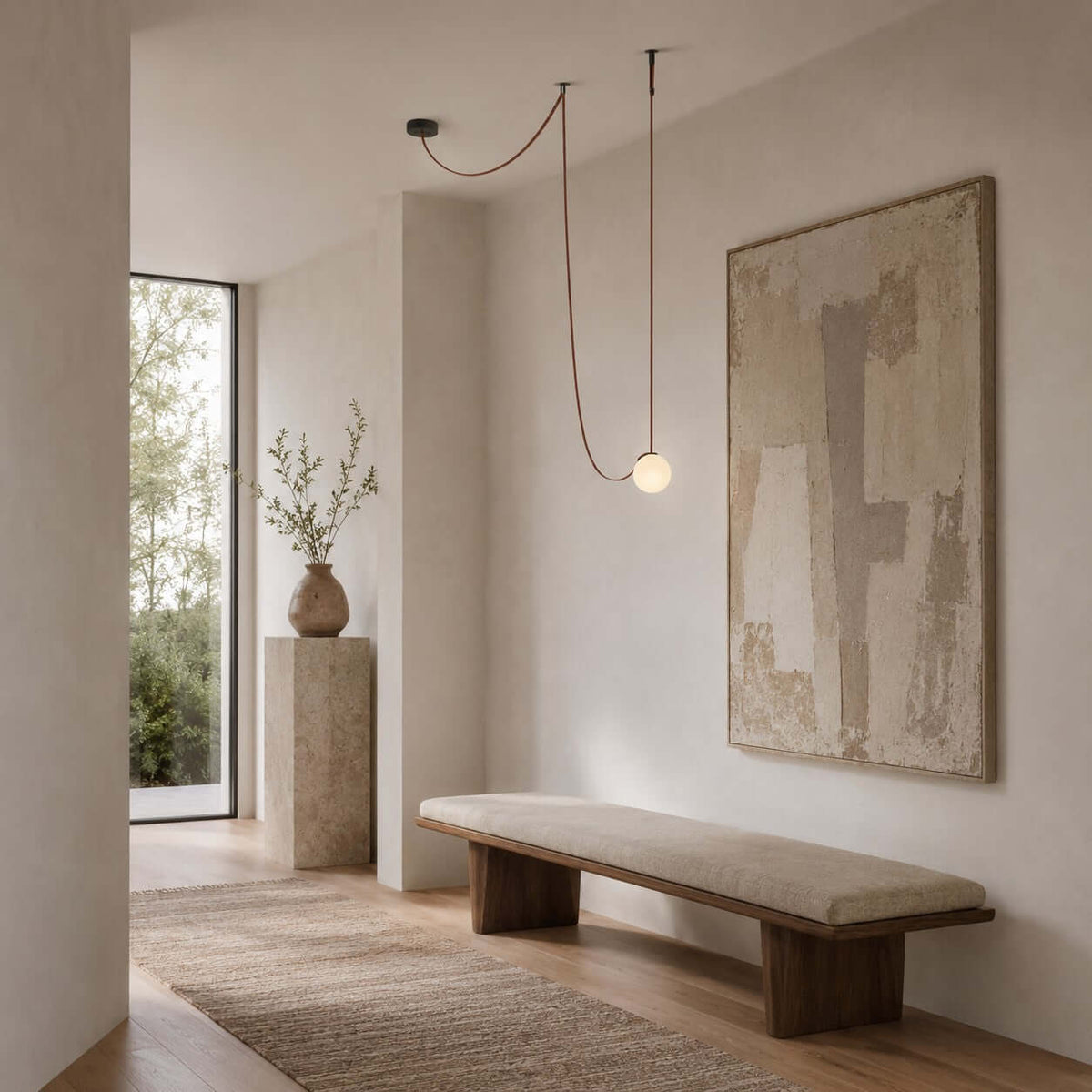 Asymmetrical Globe Ceiling Light – product view