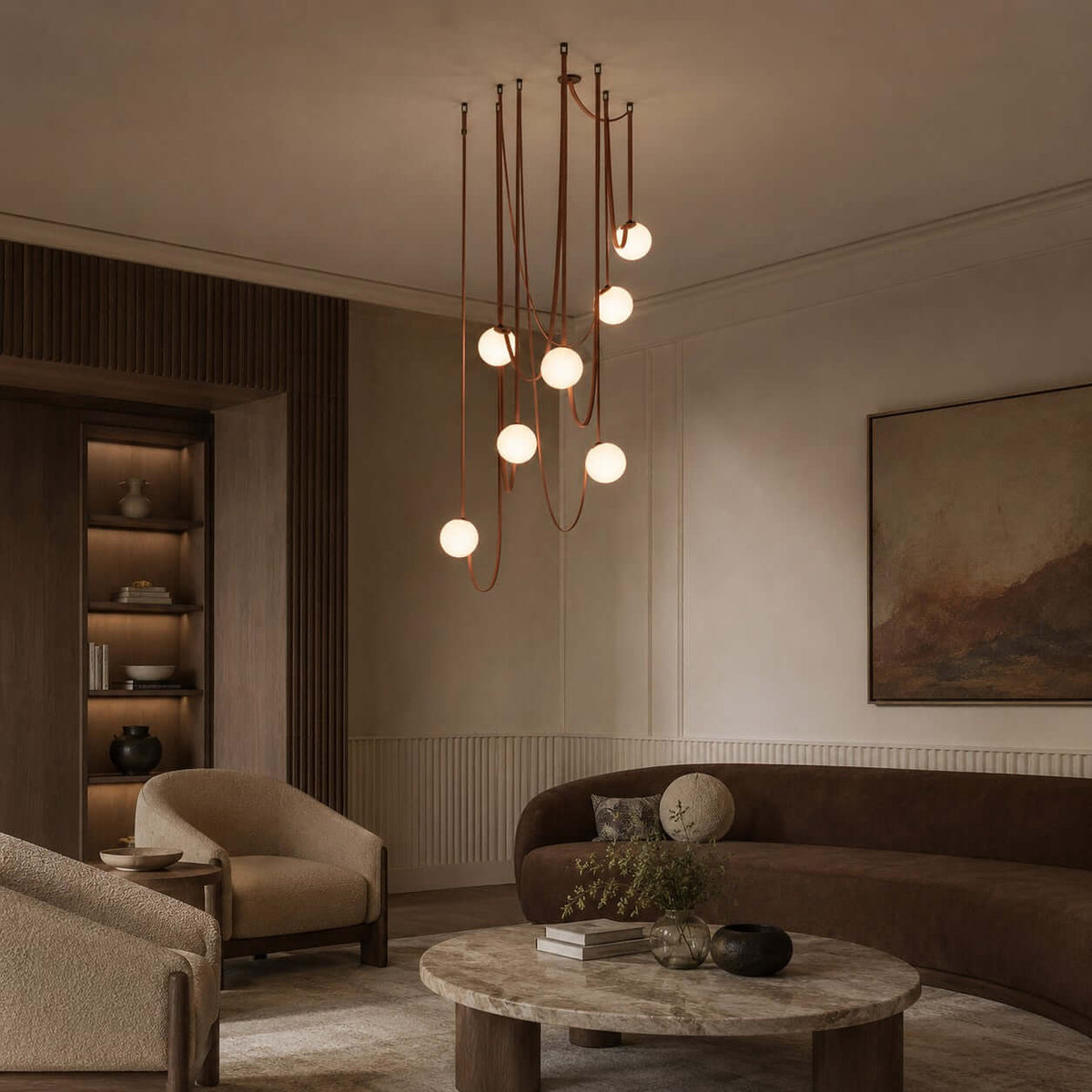 Asymmetrical Globe Ceiling Light – product view