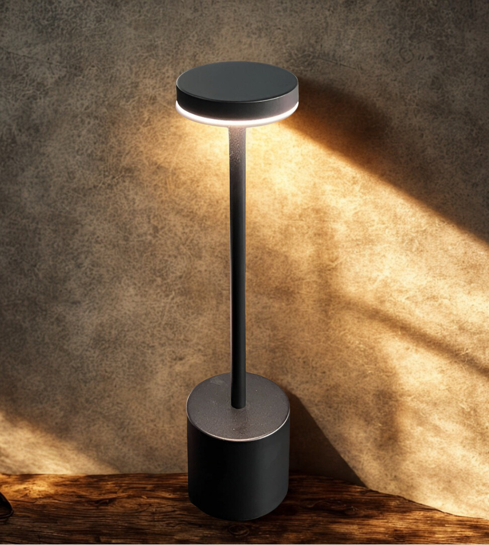 Wireless Rechargeable Retro Table Lamp – product view