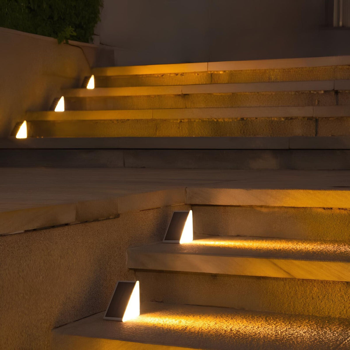 Solar-Powered Outdoor LED Stair Lighting – product view