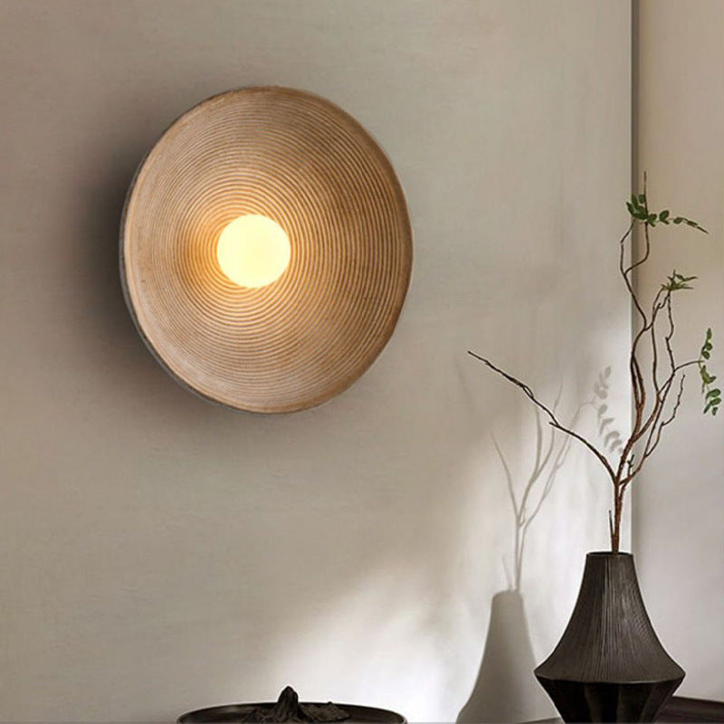 Wabi Sabi Wooden Wall Sconce – product view