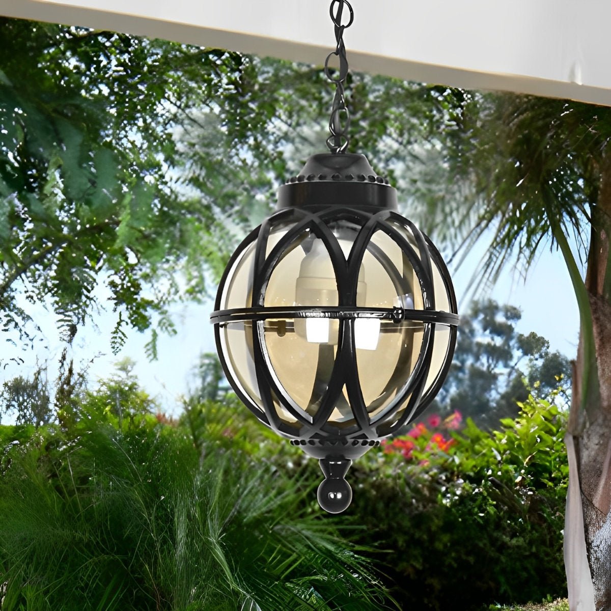 Haven Glass Outdoor Hanging Lantern - product detail 3
