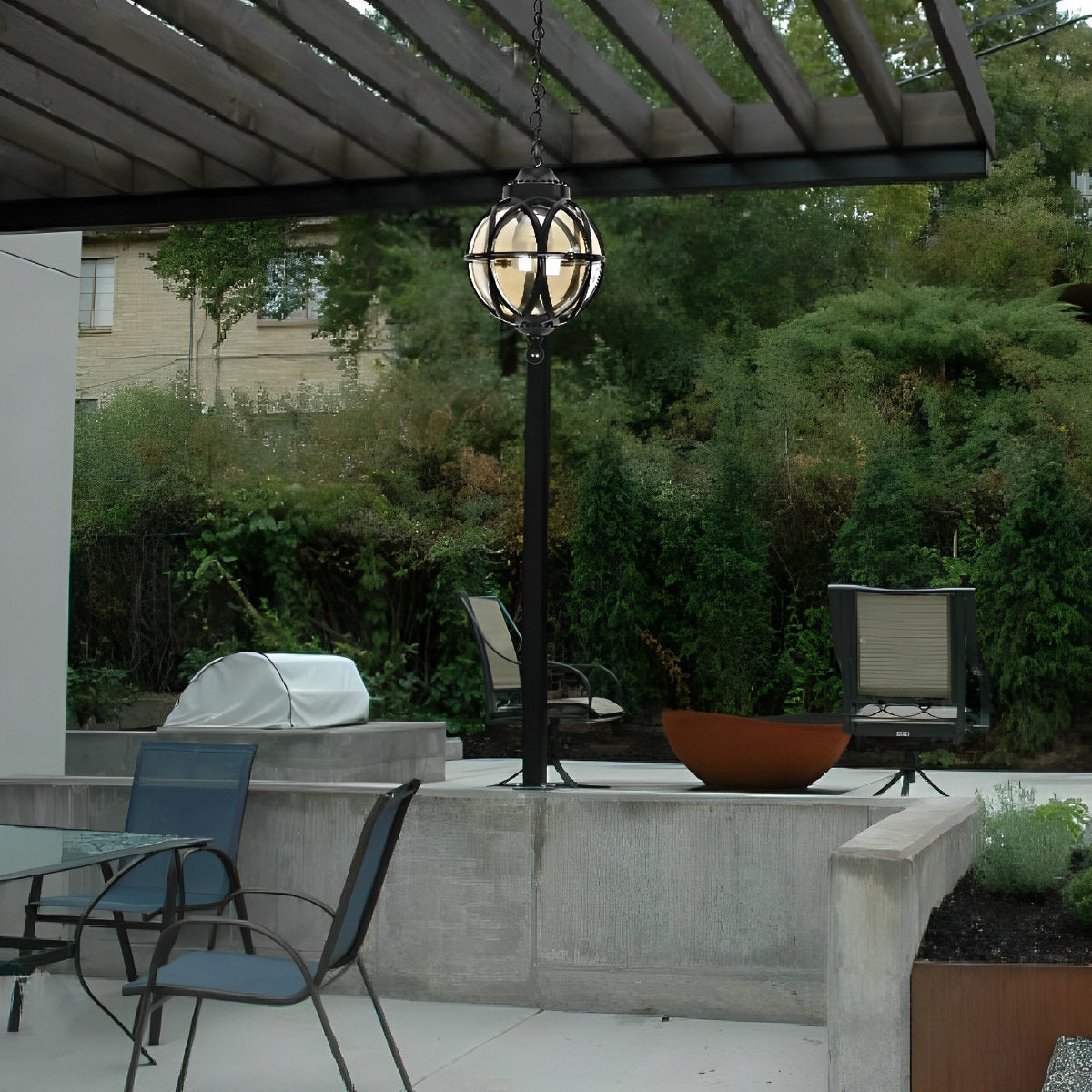 Haven Glass Outdoor Hanging Lantern - product detail 5
