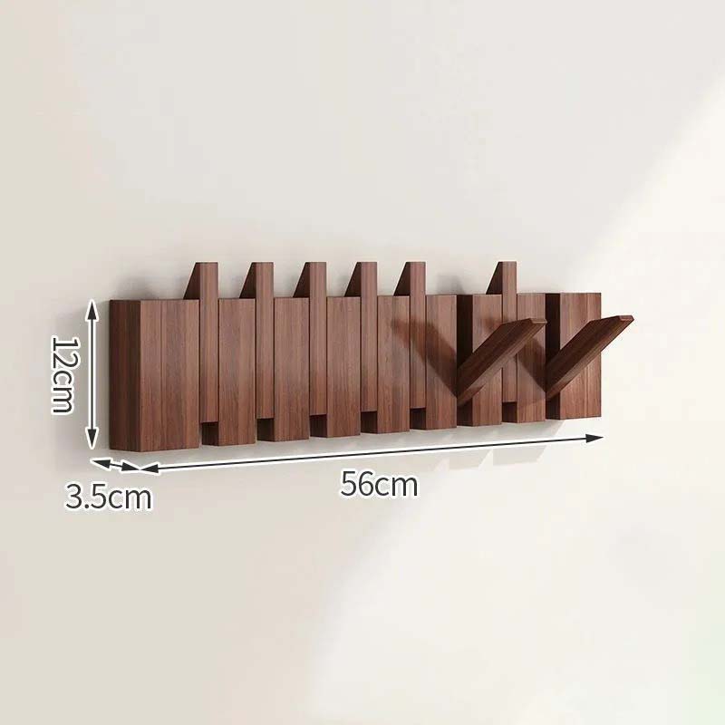 Foldaway Timber Wall Hook Rack - product detail 15