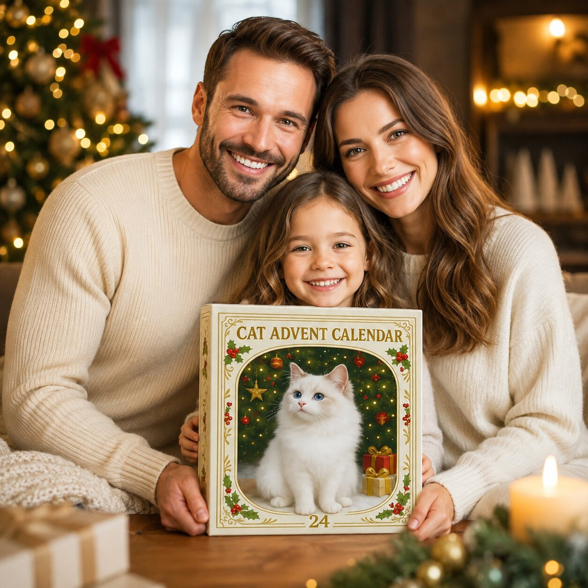 Cat Advent Calendar 2026 with 24 Festive Kitten Ornaments – image 5
