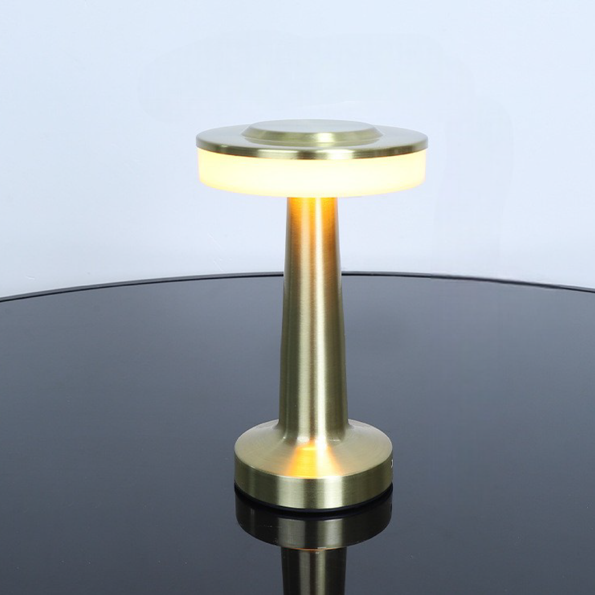Metal LED Table Lamp – Gold