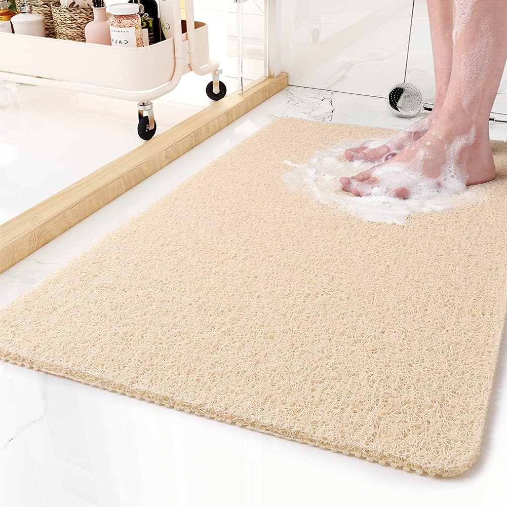 Loofa Textured PVC Bath Mat - product detail 4