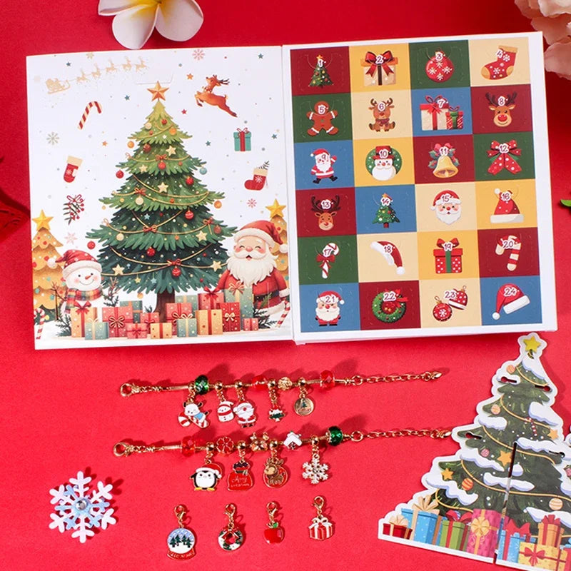 Kids' Bracelet Advent Calendar with Crystal Charm Surprises – image 8