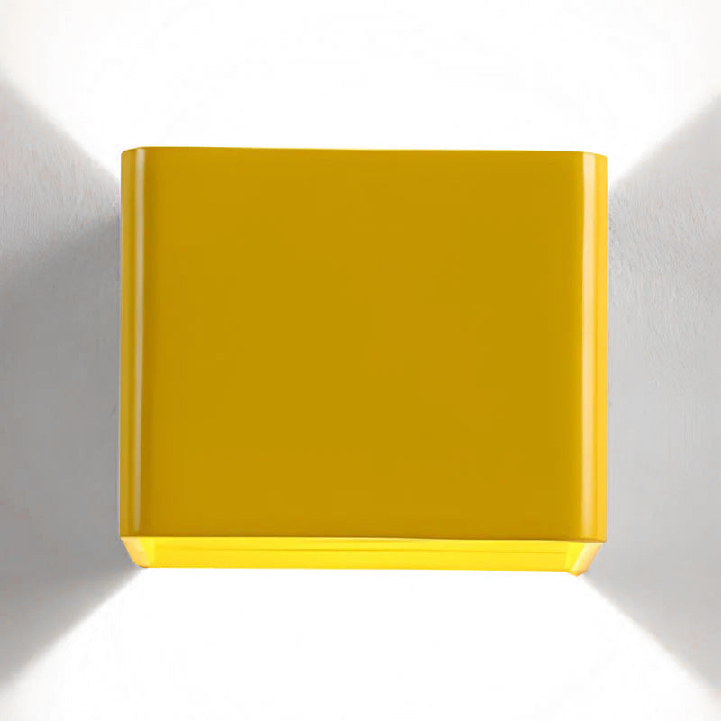 Cube Wall Sconce – Yellow