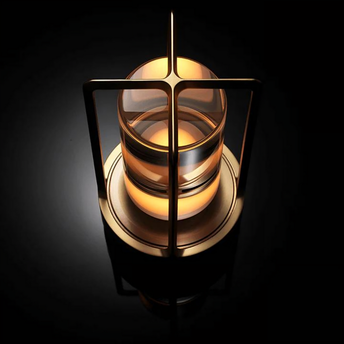 Crystal-Accent Wireless Table Lamp – product view