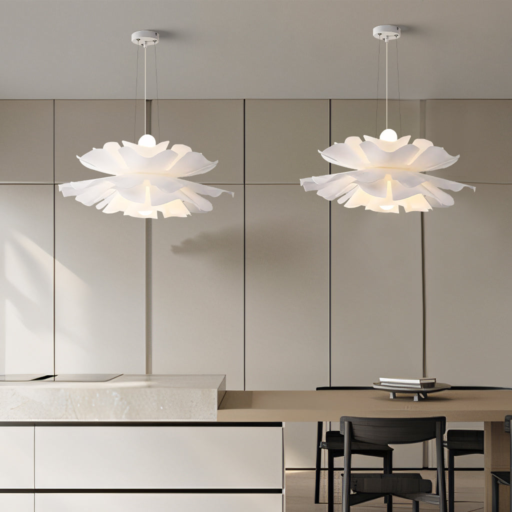 Japandi Lotus Flower Pendant Lamp – product view
