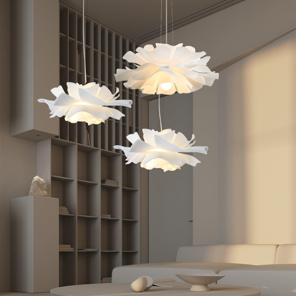 Japandi Lotus Flower Pendant Lamp – product view