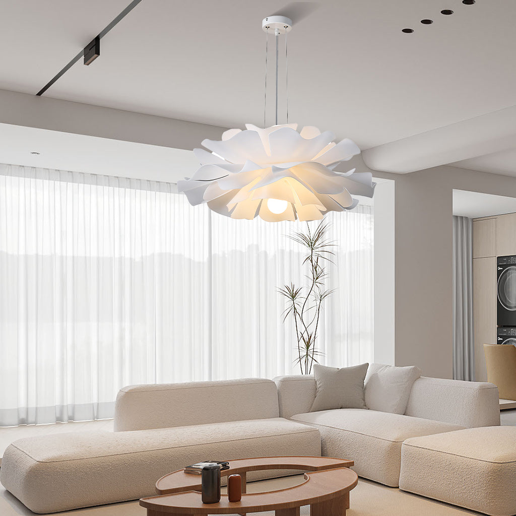 Japandi Lotus Flower Pendant Lamp – product view