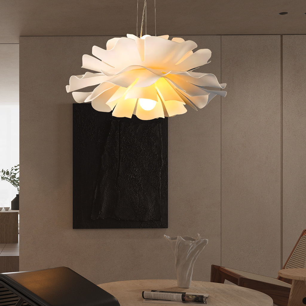 Japandi Lotus Flower Pendant Lamp – product view