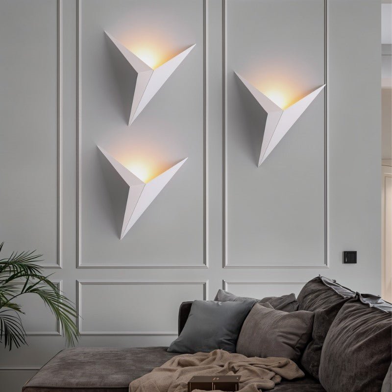 Three-Arm Metal Wall Sconce – product view