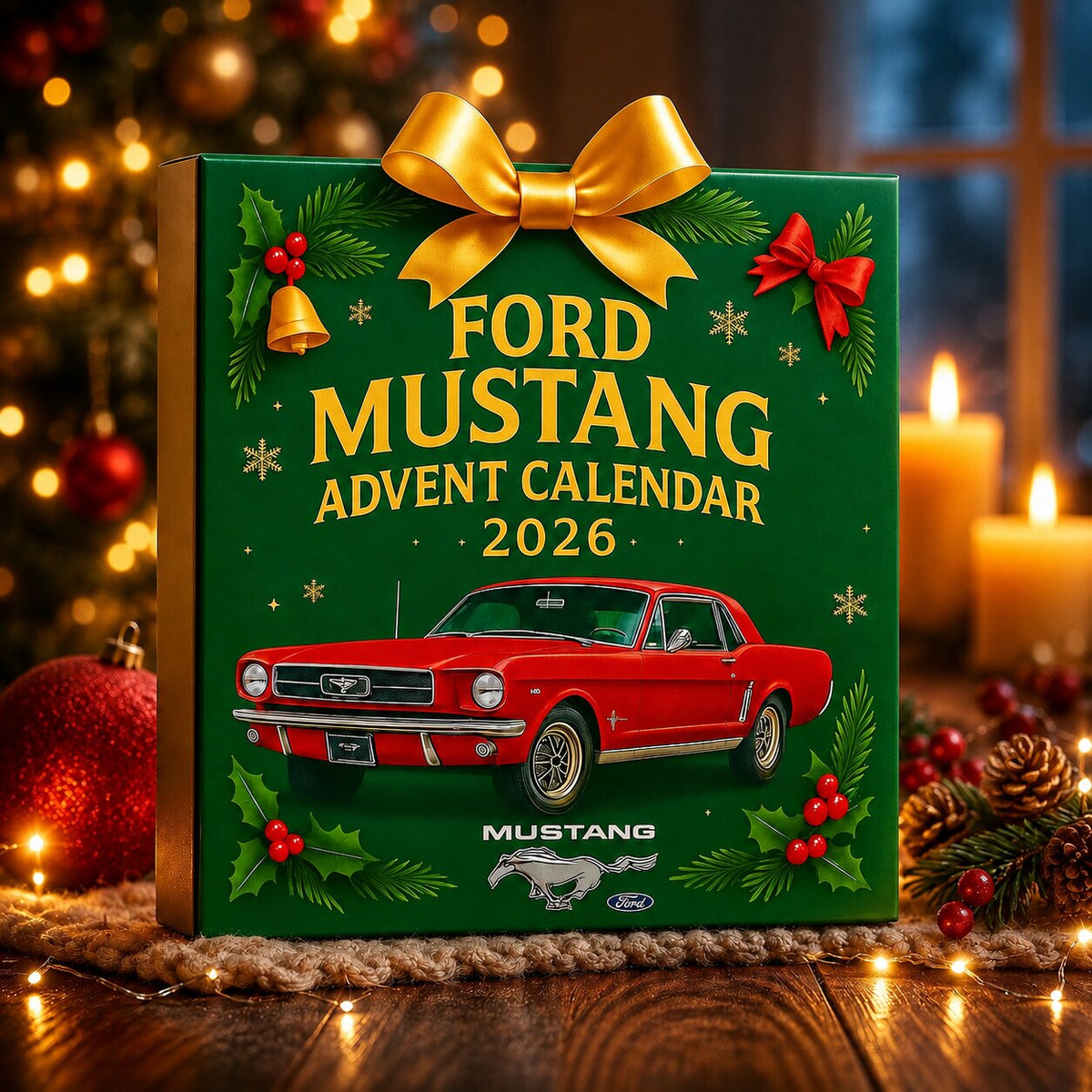 Mustang-Inspired Advent Calendar 2026 with 24 Ornaments – image 4
