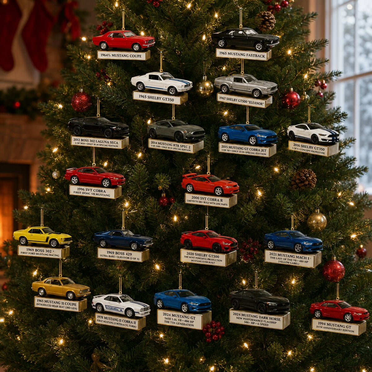 Mustang-Inspired Advent Calendar 2026 with 24 Ornaments – image 2