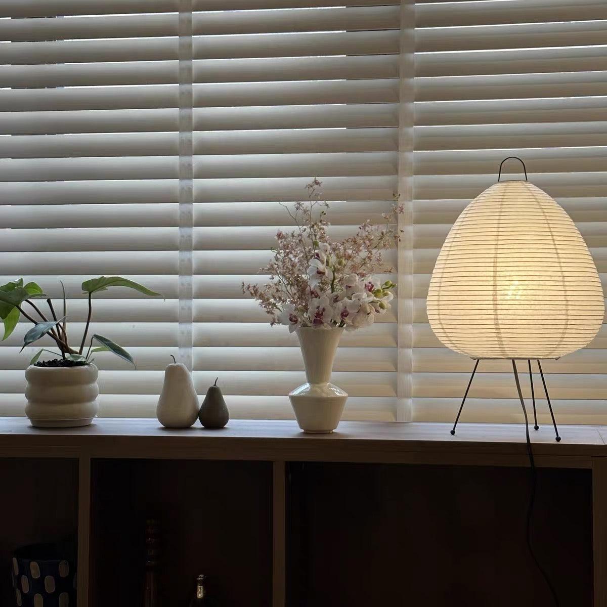 Kyoto Japandi Paper Shade Floor Lamp - product detail 4