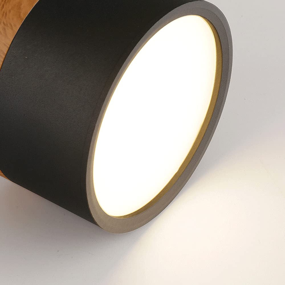 Ceiling Lamp with a Wooden Accent – product view