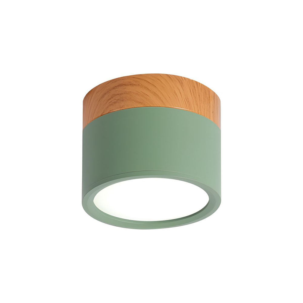Ceiling Lamp with a Wooden Accent – product view