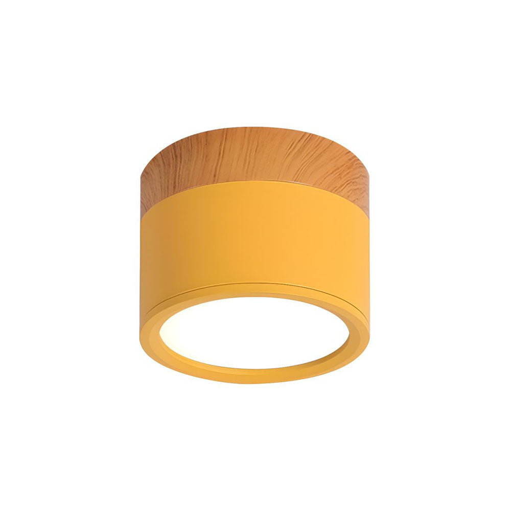 Ceiling Lamp with a Wooden Accent – product view