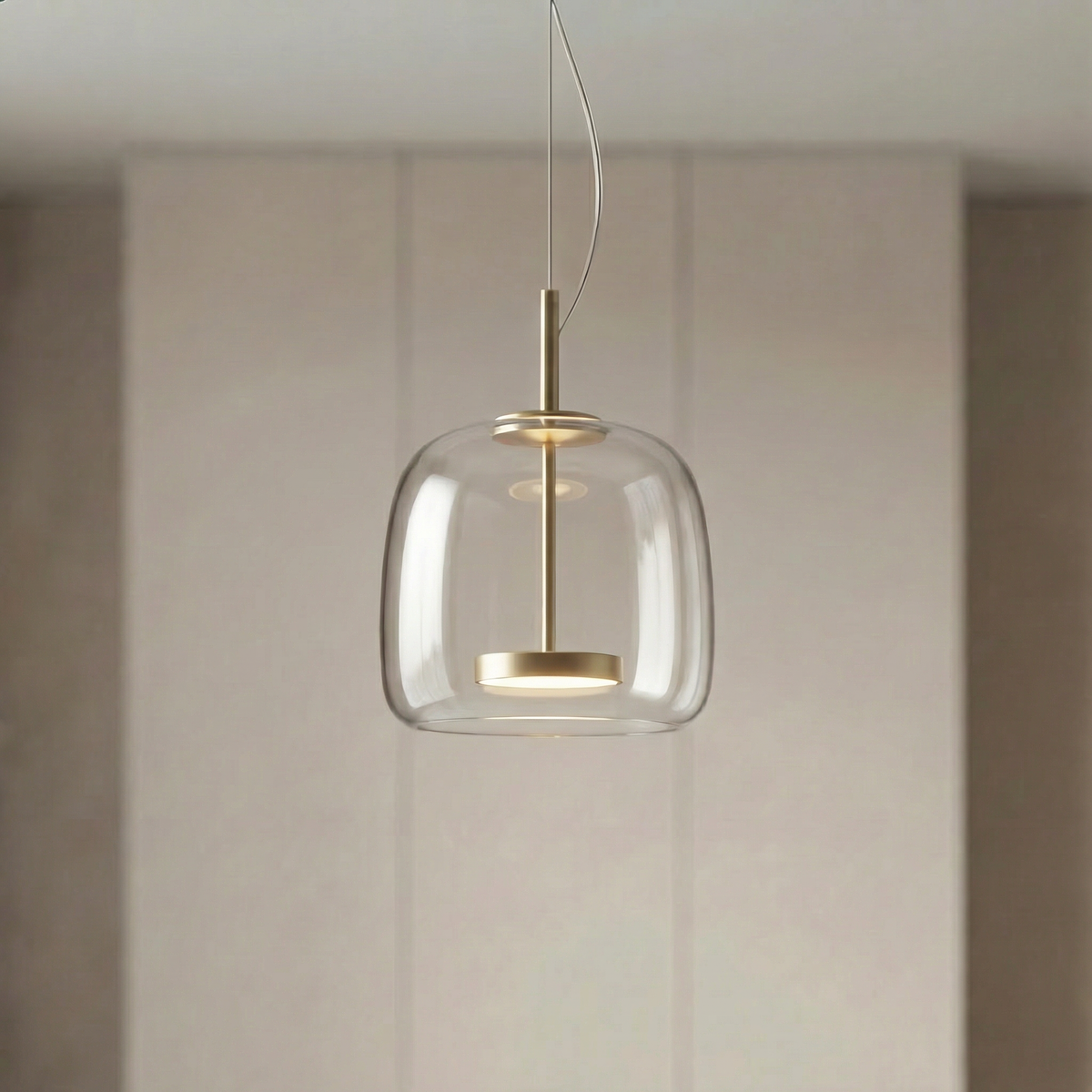 Nordic Glass Pendant Lamp – Transparent