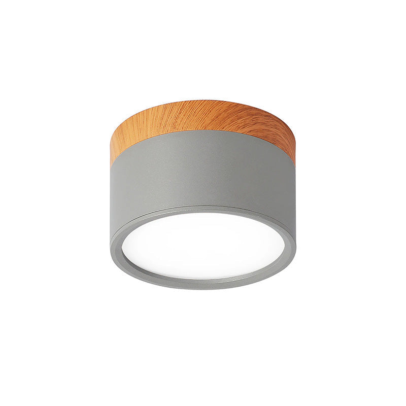 Ceiling Lamp with a Wooden Accent – product view