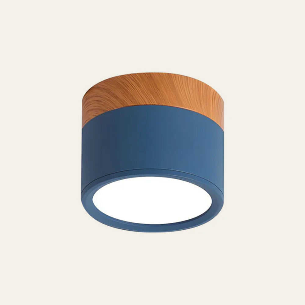 Ceiling Lamp with a Wooden Accent – product view