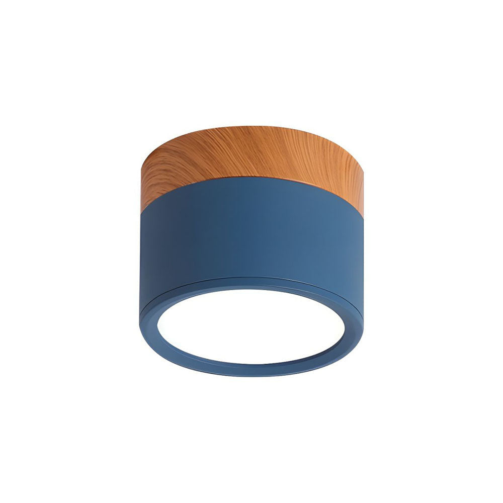 Ceiling Lamp with a Wooden Accent – product view